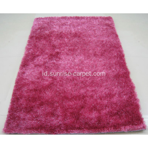 Polyester 1200D Thick Benang Shaggy Karpet